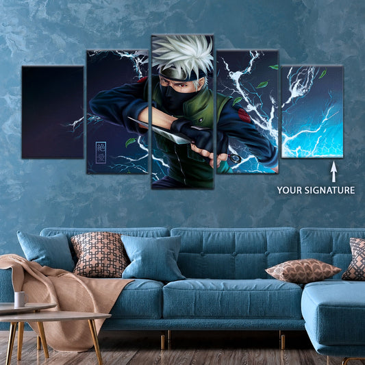 Naruto Canvas Wall Art - NA5078 - Kakashi Hatake Chidori