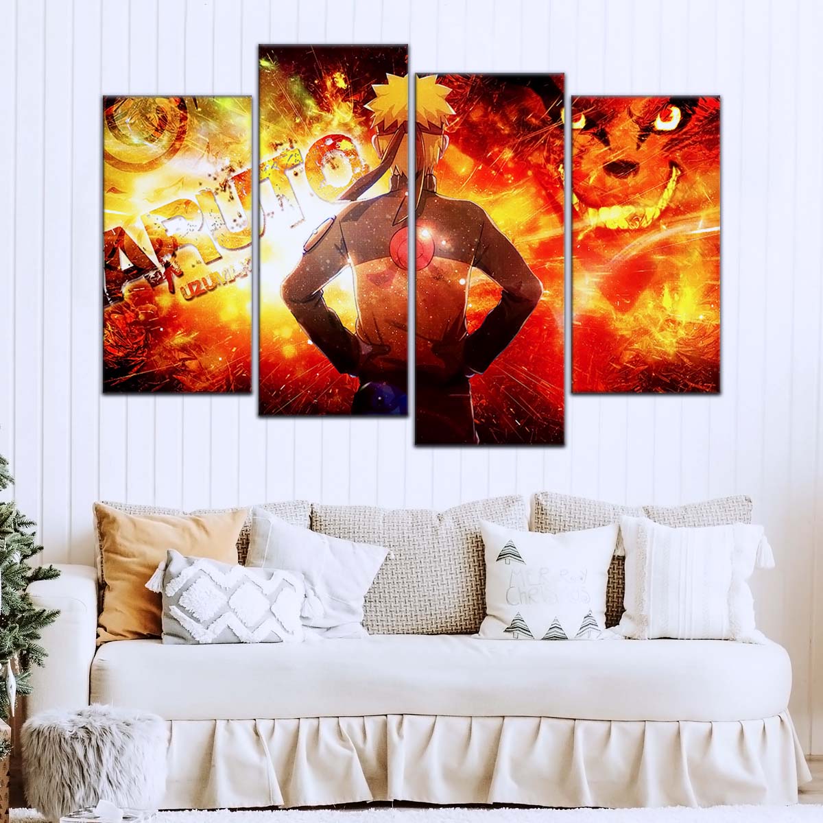 Naruto Wall Art - NA5004 - Kyūbi Power Naruto Uzumaki - Naruto Poster - Naruto Canvas