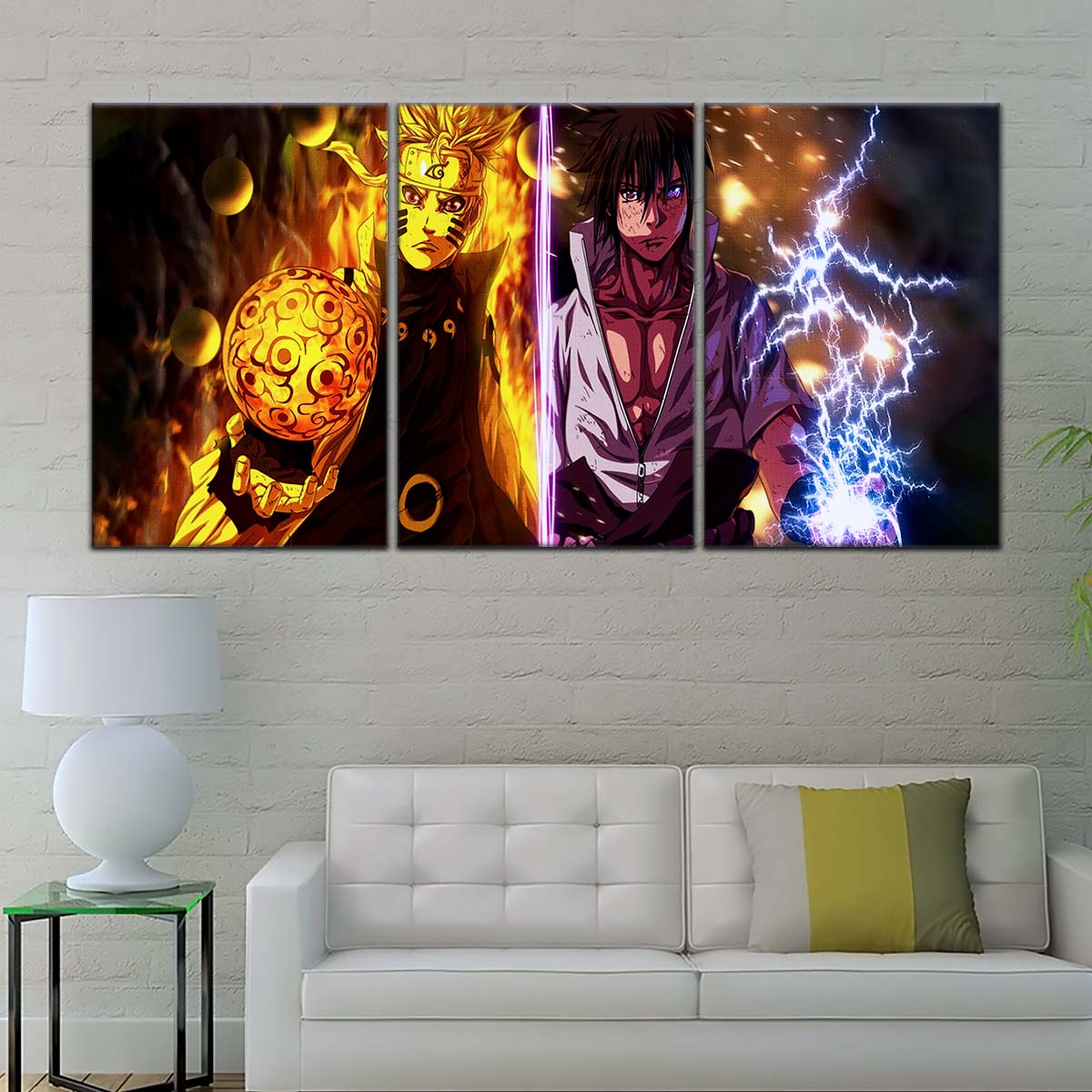 Naruto Wall Art - NA5006 - Naruto Uzumaki - Sasuke Uchiha - Naruto Poster - Naruto Canvas