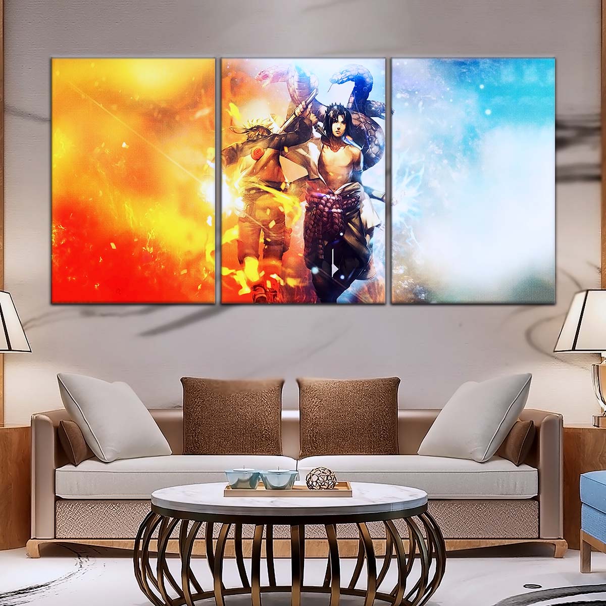 Naruto Wall Art - NA5008 - Naruto Uzumaki - Sasuke Uchiha - Naruto Poster - Naruto Canvas