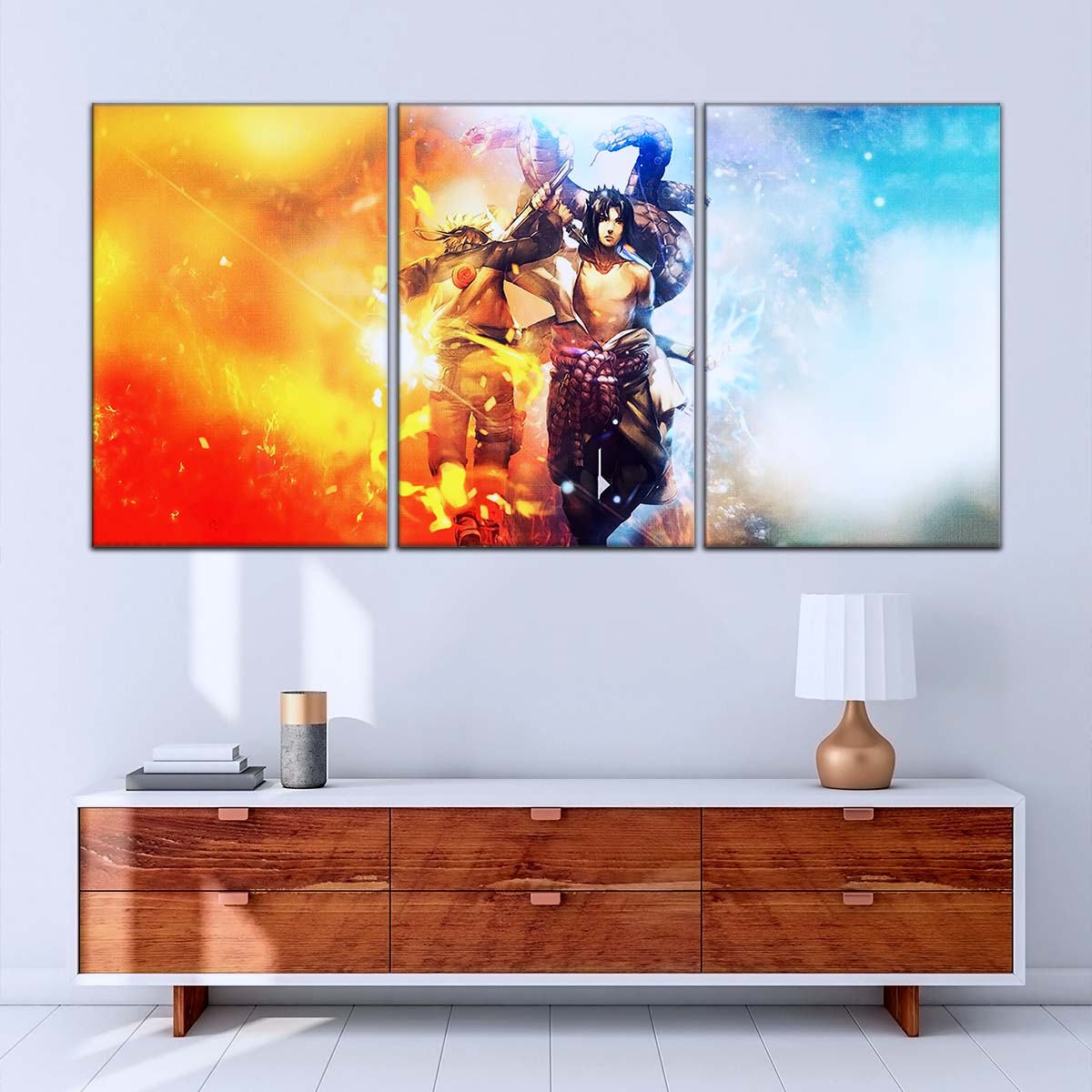 Naruto Wall Art - NA5008 - Naruto Uzumaki - Sasuke Uchiha - Naruto Poster - Naruto Canvas