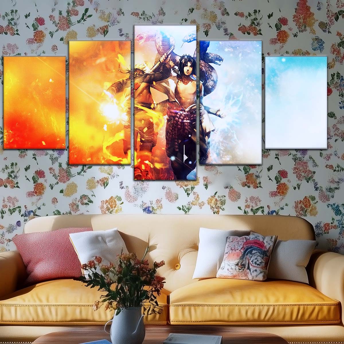 Naruto Wall Art - NA5008 - Naruto Uzumaki - Sasuke Uchiha - Naruto Poster - Naruto Canvas
