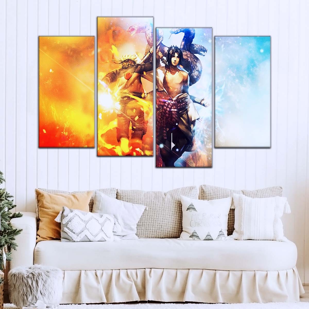 Naruto Wall Art - NA5008 - Naruto Uzumaki - Sasuke Uchiha - Naruto Poster - Naruto Canvas