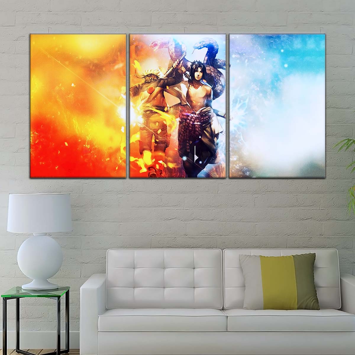 Naruto Wall Art - NA5008 - Naruto Uzumaki - Sasuke Uchiha - Naruto Poster - Naruto Canvas