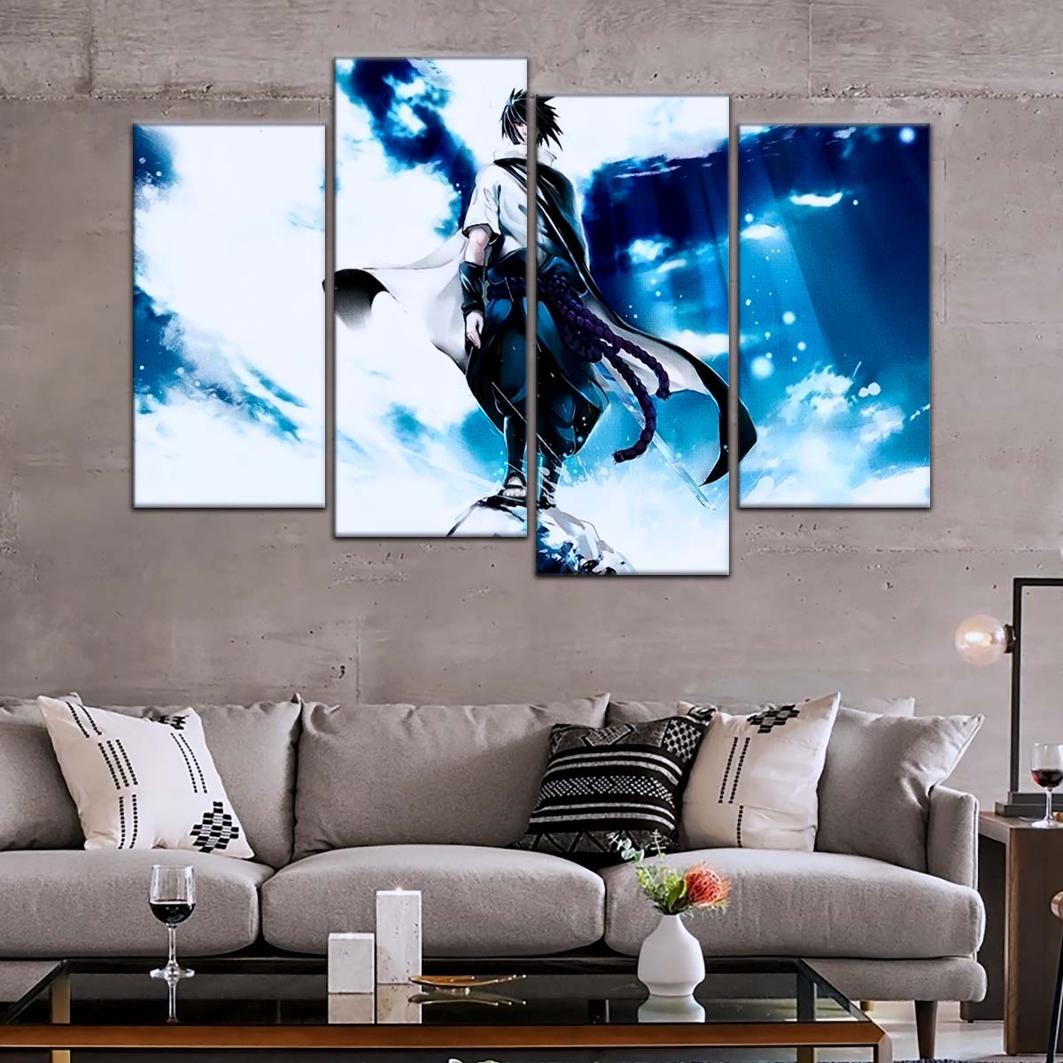 Naruto Wall Art - NA5048 - Sasuke Uchiha - Epic Anime Art - Naruto Poster - Naruto Canvas