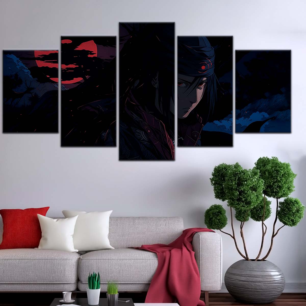 Naruto Wall Art - NA5049 - Sasuke Uchiha Nightfall - Naruto Poster - Naruto Canvas