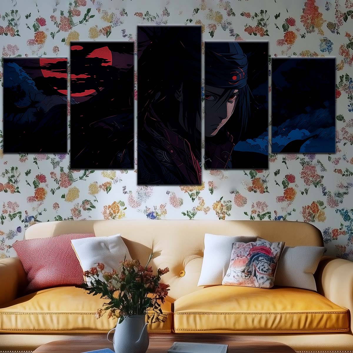 Naruto Wall Art - NA5049 - Sasuke Uchiha Nightfall - Naruto Poster - Naruto Canvas