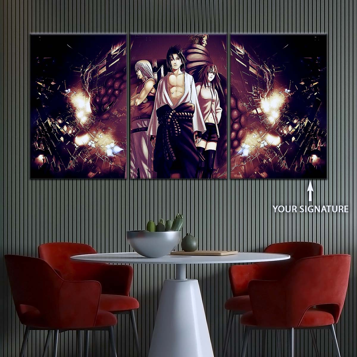 Naruto Wall Art - NA5054 - Suigetsu Hōzuki Karin - Sasuke Uchiha - Naruto Poster - Naruto Canvas