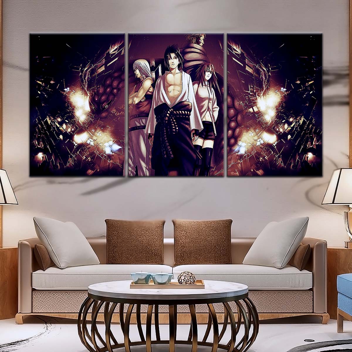 Naruto Wall Art - NA5054 - Suigetsu Hōzuki Karin - Sasuke Uchiha - Naruto Poster - Naruto Canvas