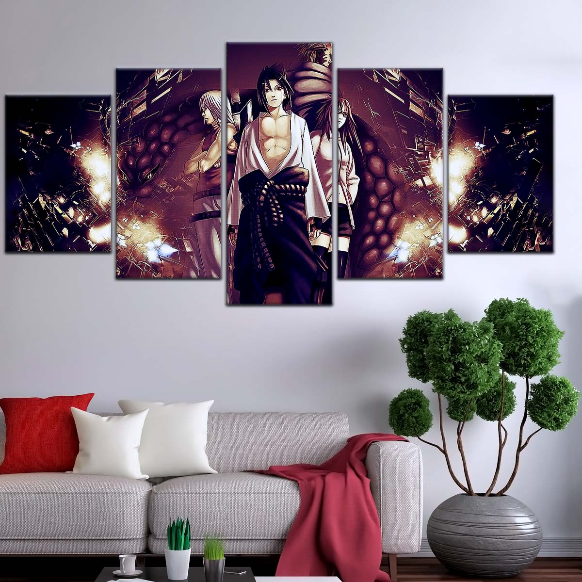Naruto Wall Art - NA5054 - Suigetsu Hōzuki Karin - Sasuke Uchiha - Naruto Poster - Naruto Canvas