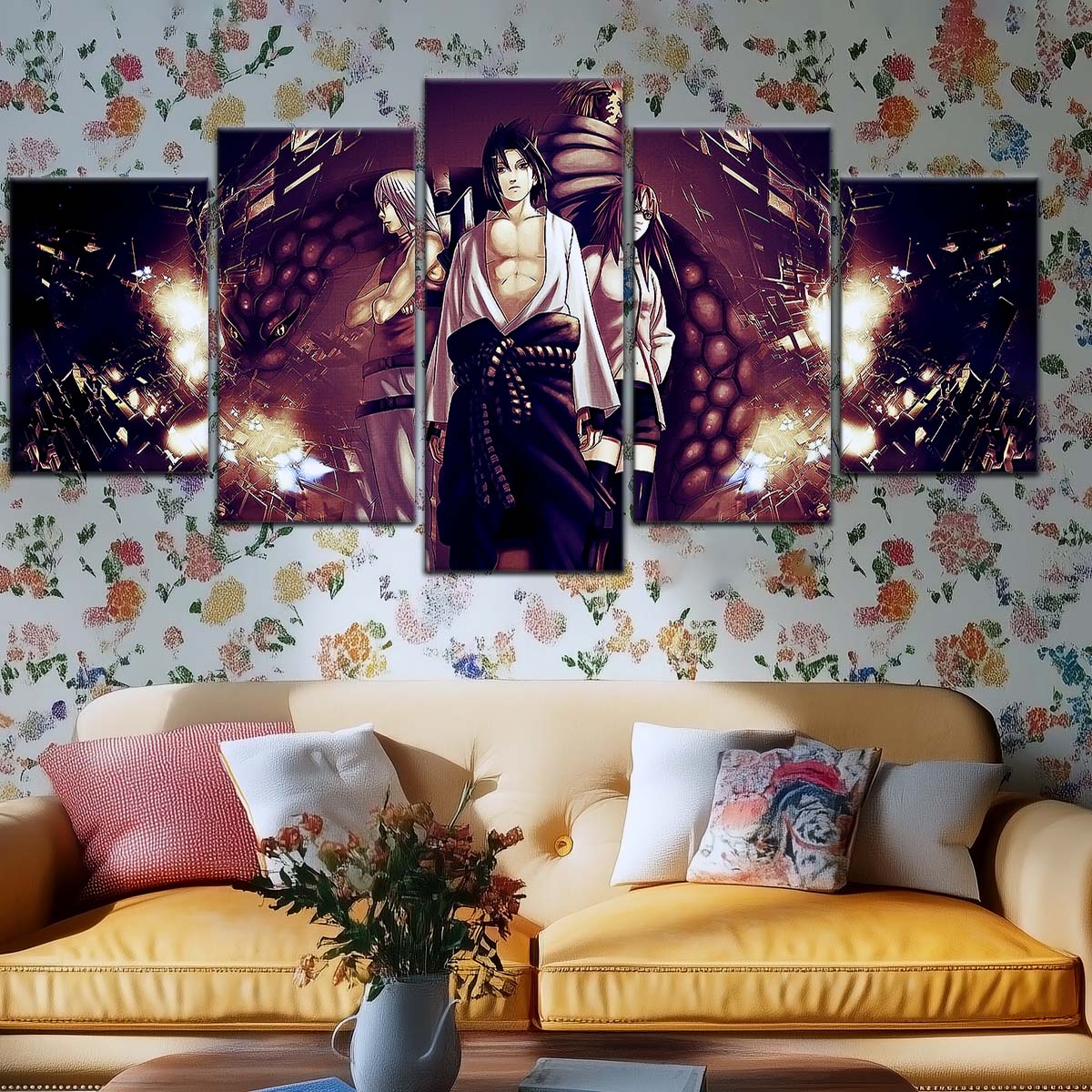 Naruto Wall Art - NA5054 - Suigetsu Hōzuki Karin - Sasuke Uchiha - Naruto Poster - Naruto Canvas