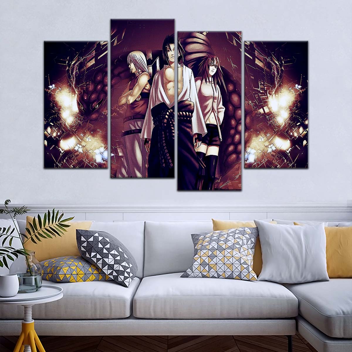 Naruto Wall Art - NA5054 - Suigetsu Hōzuki Karin - Sasuke Uchiha - Naruto Poster - Naruto Canvas