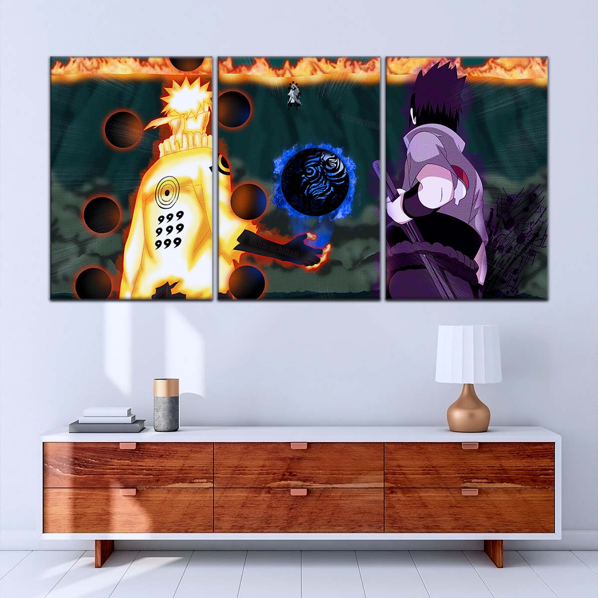 Naruto Wall Art - NA5056 - Naruto Uzumaki - Sasuke Uchiha - Naruto Poster - Naruto Canvas