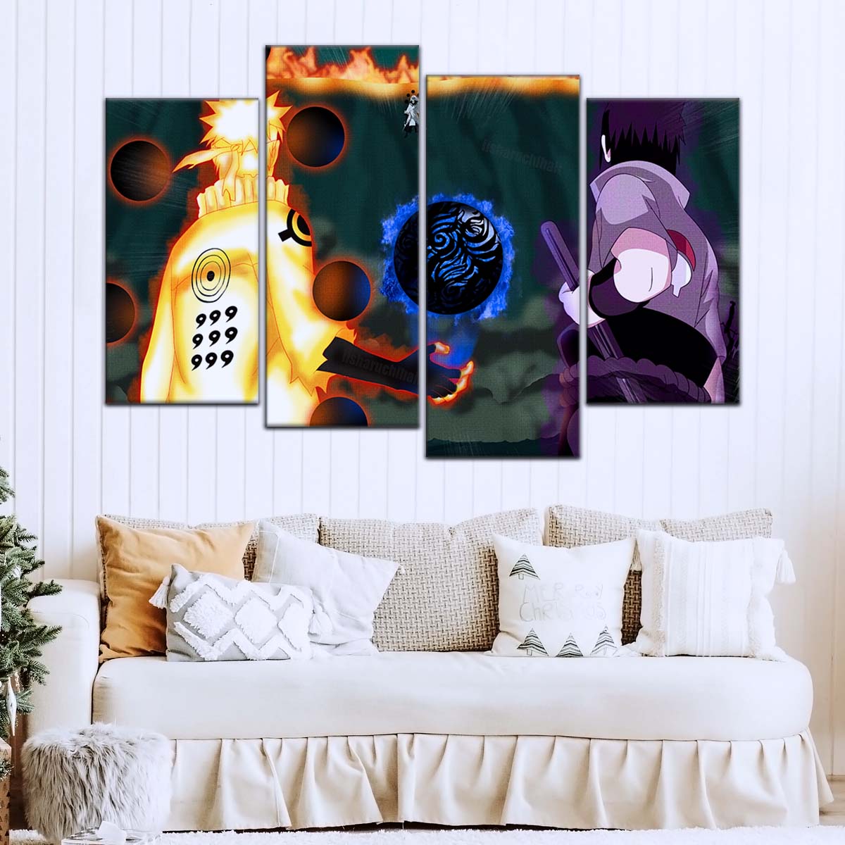 Naruto Wall Art - NA5056 - Naruto Uzumaki - Sasuke Uchiha - Naruto Poster - Naruto Canvas