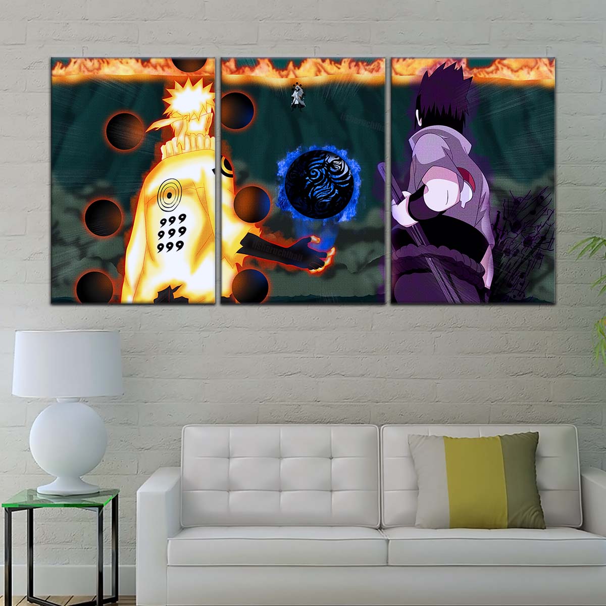 Naruto Wall Art - NA5056 - Naruto Uzumaki - Sasuke Uchiha - Naruto Poster - Naruto Canvas