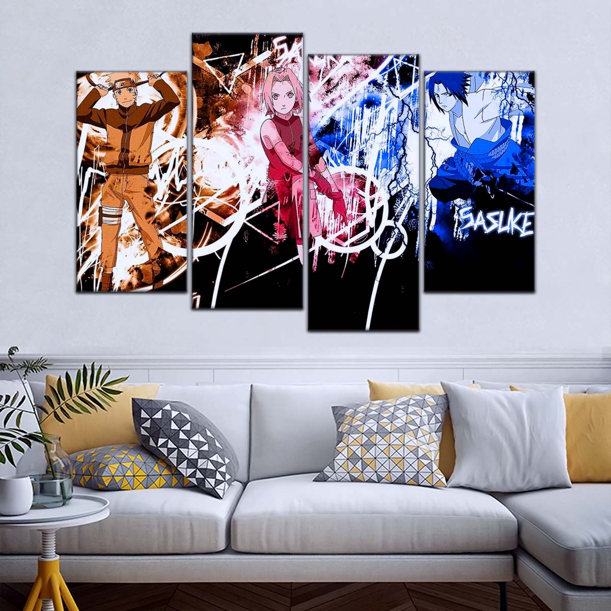 Naruto Wall Art - NA5060 - Sakura Haruno - Naruto Uzumaki - Sasuke Uchiha - Naruto Poster - Naruto Canvas