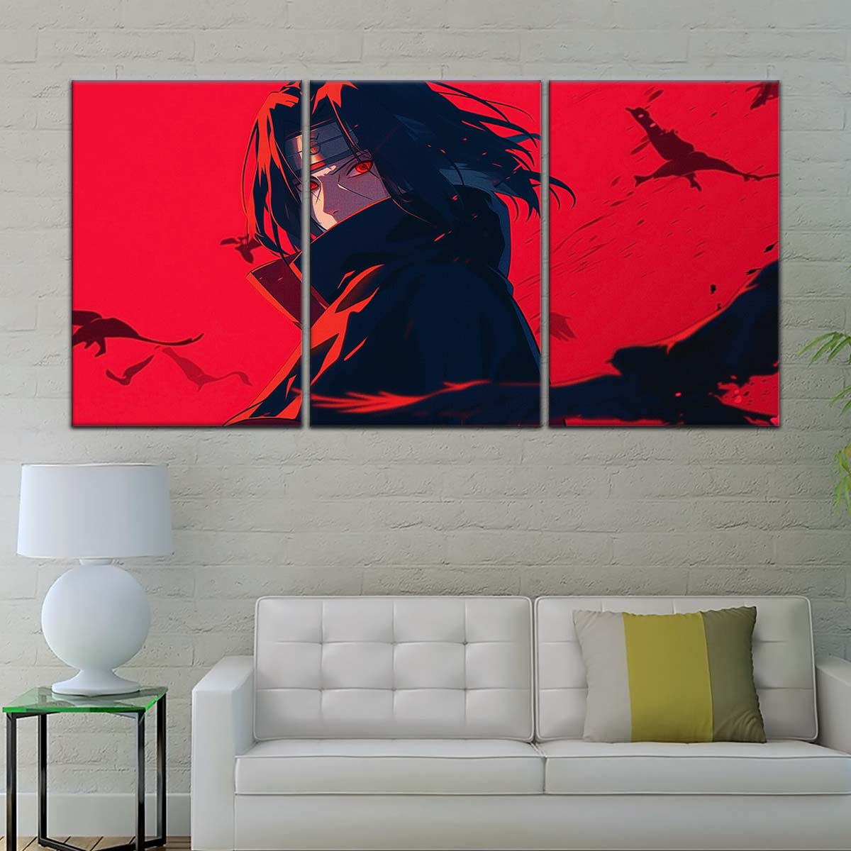 Naruto Wall Art - NA5064 - Itachi Uchiha - Sharingan Blaze - Naruto Poster - Naruto Canvas