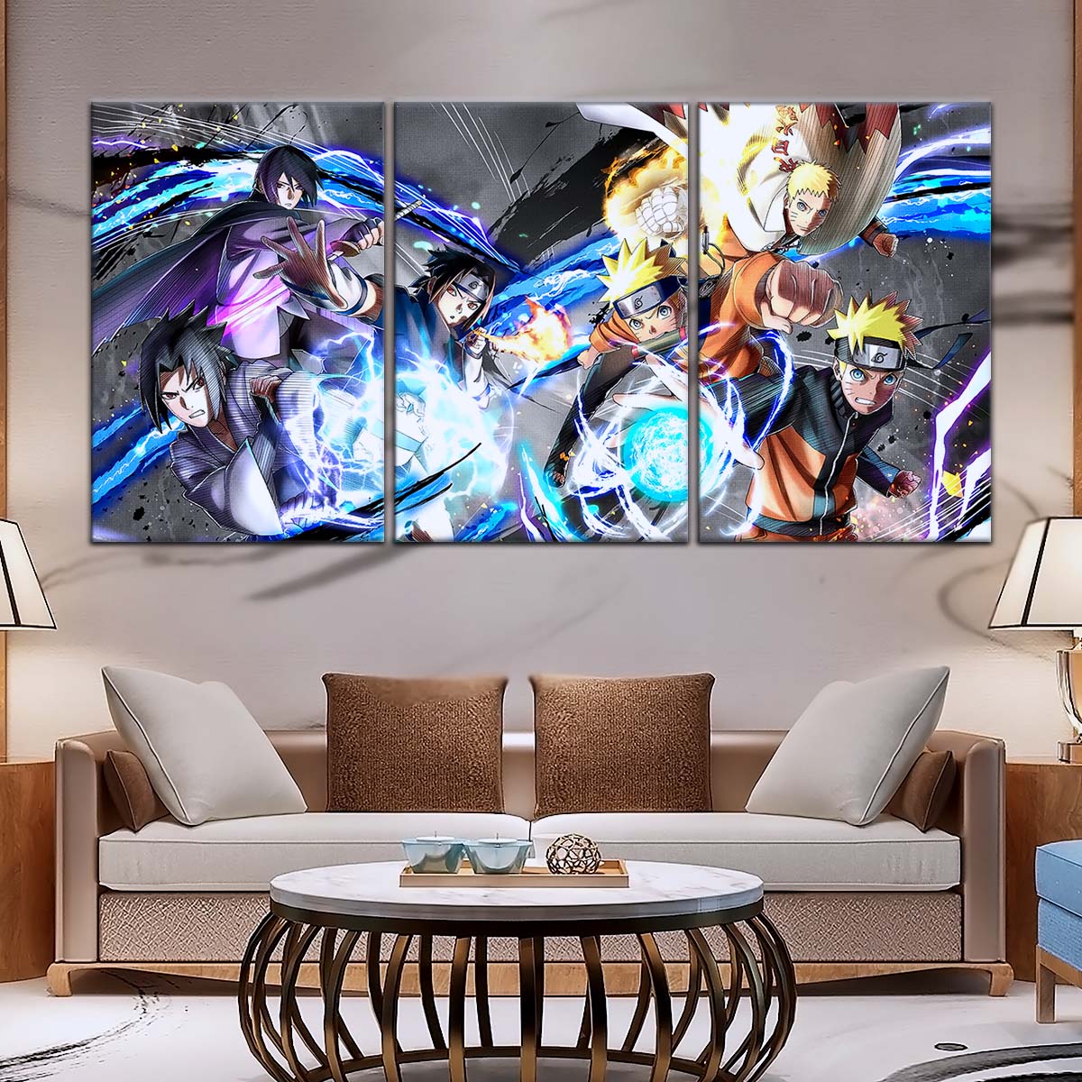 Naruto Wall Art - NA5009 - Naruto Uzumaki - Sasuke Uchiha - Naruto Poster - Naruto Canvas