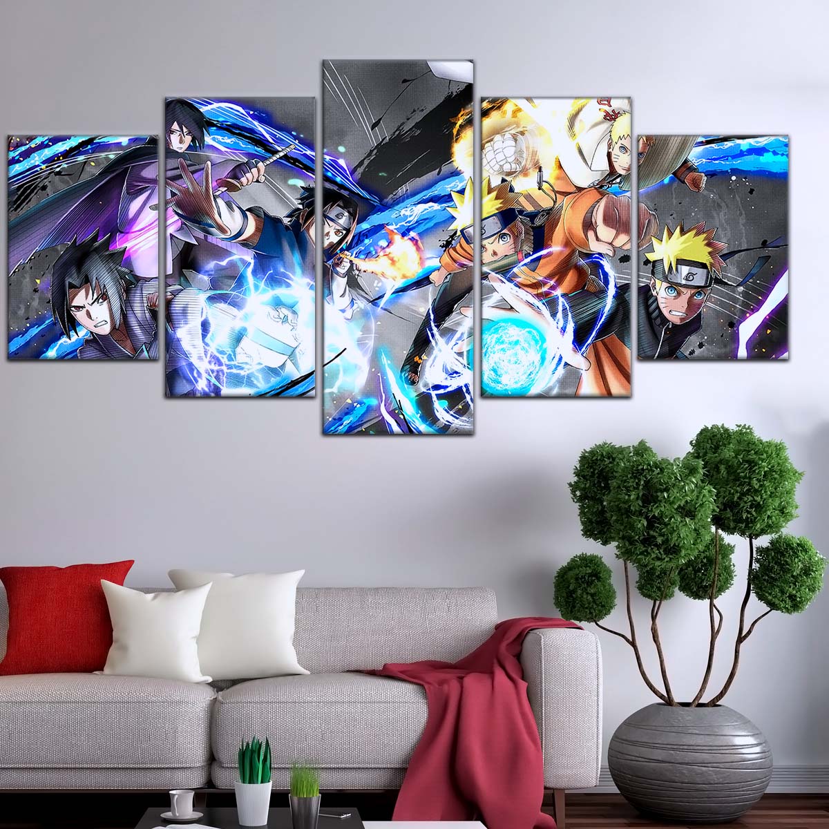 Naruto Wall Art - NA5009 - Naruto Uzumaki - Sasuke Uchiha - Naruto Poster - Naruto Canvas