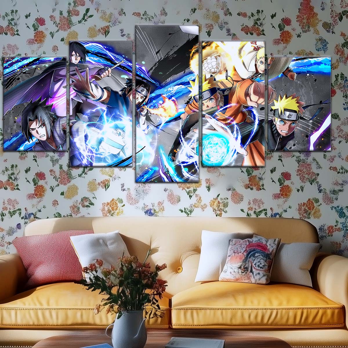 Naruto Wall Art - NA5009 - Naruto Uzumaki - Sasuke Uchiha - Naruto Poster - Naruto Canvas