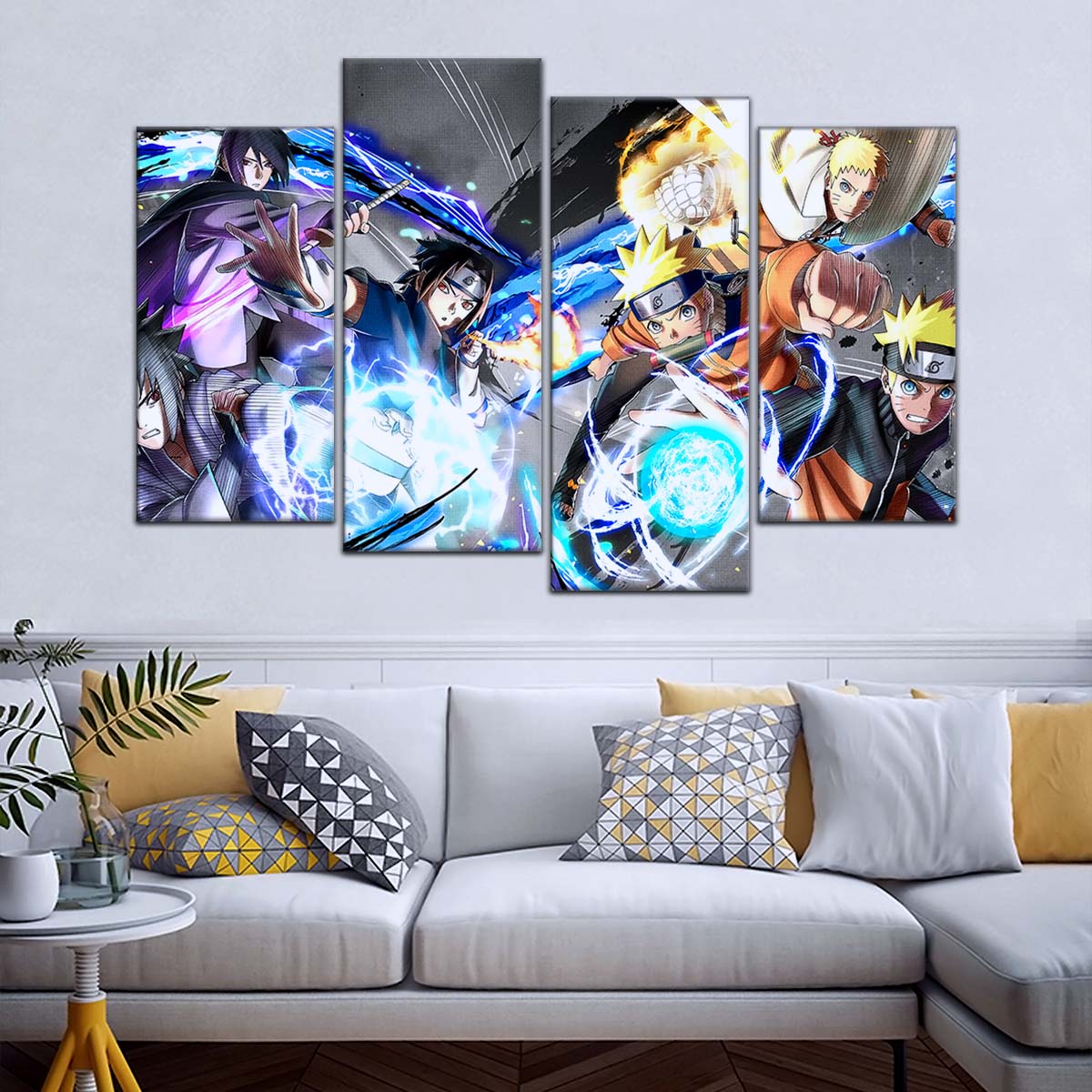 Naruto Wall Art - NA5009 - Naruto Uzumaki - Sasuke Uchiha - Naruto Poster - Naruto Canvas