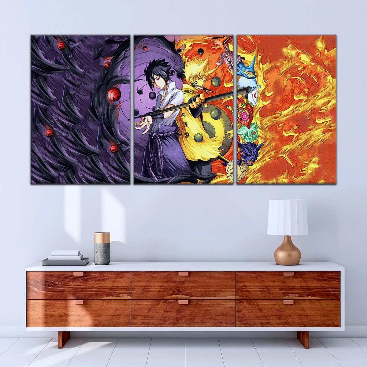 Naruto Wall Art - NA5010 - Naruto Uzumaki - Sasuke Uchiha - Naruto Poster - Naruto Canvas