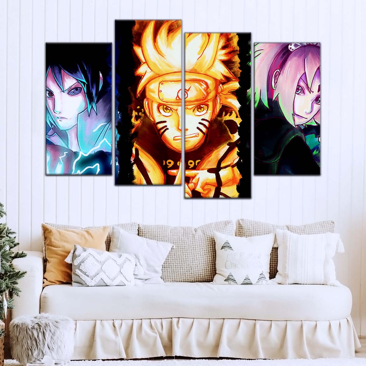 Naruto Wall Art - NA5015 - Sakura Haruno - Naruto Uzumaki - Sasuke Uchiha - Naruto Poster - Naruto Canvas