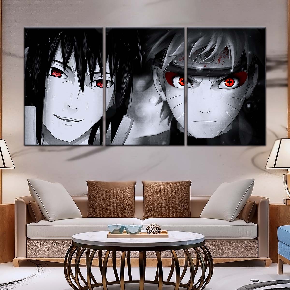 Naruto Wall Art - NA5019 - Naruto Uzumaki - Sasuke Uchiha - Naruto Poster - Naruto Canvas