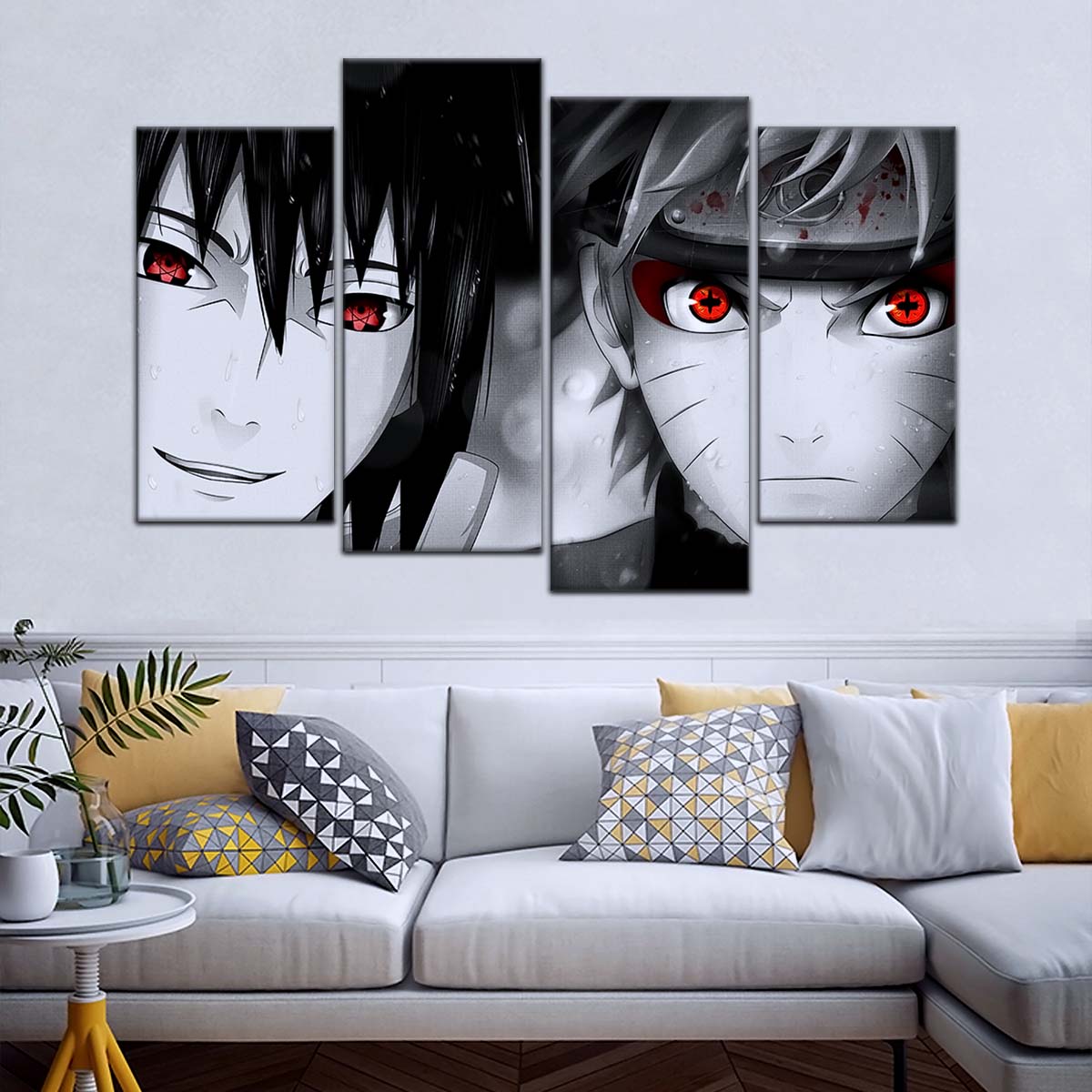 Naruto Wall Art - NA5019 - Naruto Uzumaki - Sasuke Uchiha - Naruto Poster - Naruto Canvas