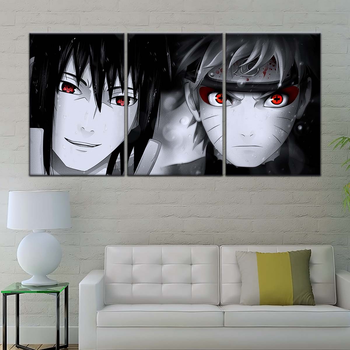 Naruto Wall Art - NA5019 - Naruto Uzumaki - Sasuke Uchiha - Naruto Poster - Naruto Canvas
