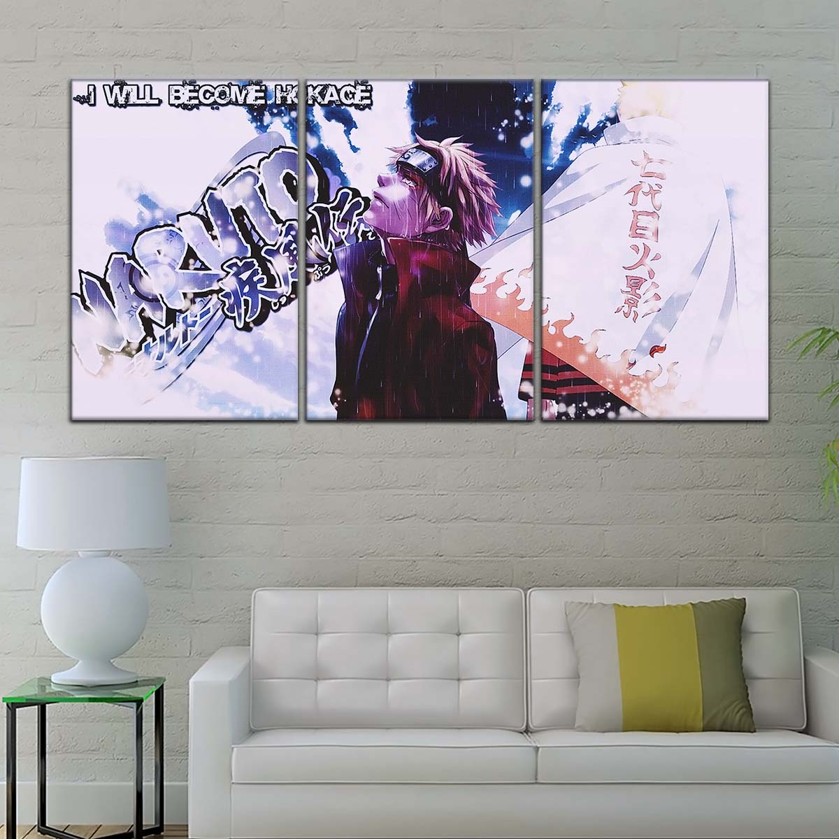 Naruto Wall Art - NA5037 - Naruto Uzumaki - I Will Become Hokage - Naruto Poster - Naruto Canvas