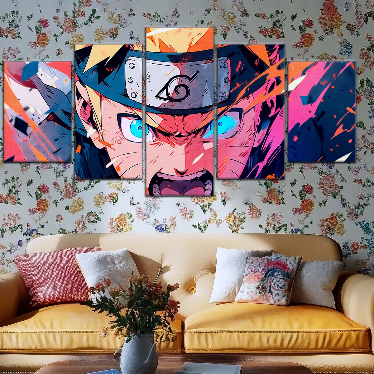 Naruto Wall Art - NA5040 - Naruto Uzumaki - Dynamic Ninja Power Display - Naruto Poster - Naruto Canvas