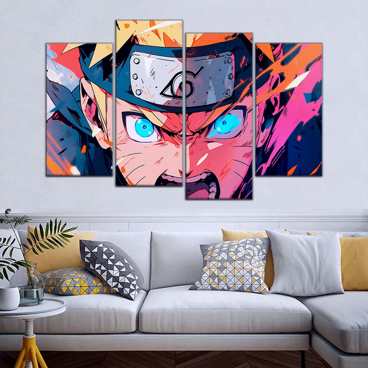 Naruto Wall Art - NA5040 - Naruto Uzumaki - Dynamic Ninja Power Display - Naruto Poster - Naruto Canvas