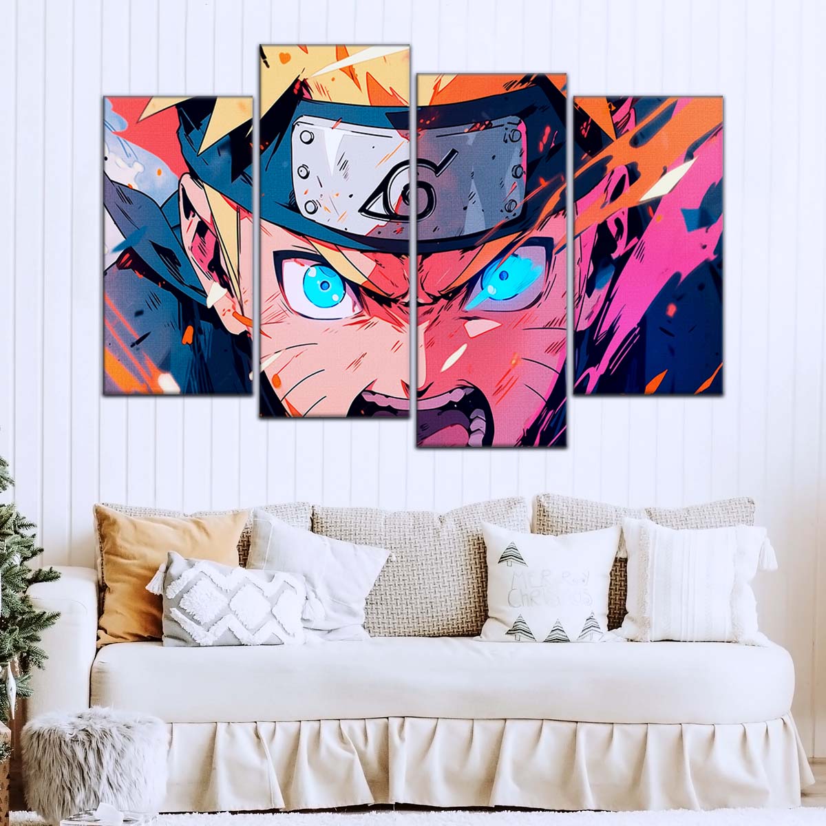 Naruto Wall Art - NA5040 - Naruto Uzumaki - Dynamic Ninja Power Display - Naruto Poster - Naruto Canvas