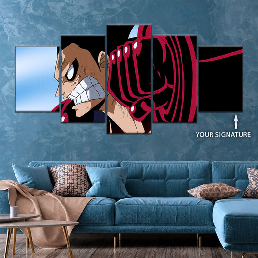 One Piece Canvas Wall Art - OP5049 - Gear Fourth Luffy Unleashed