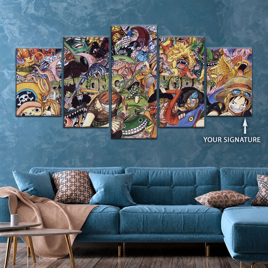 One Piece Canvas Wall Art - OP5072 - Strong World Straw Hat Crew