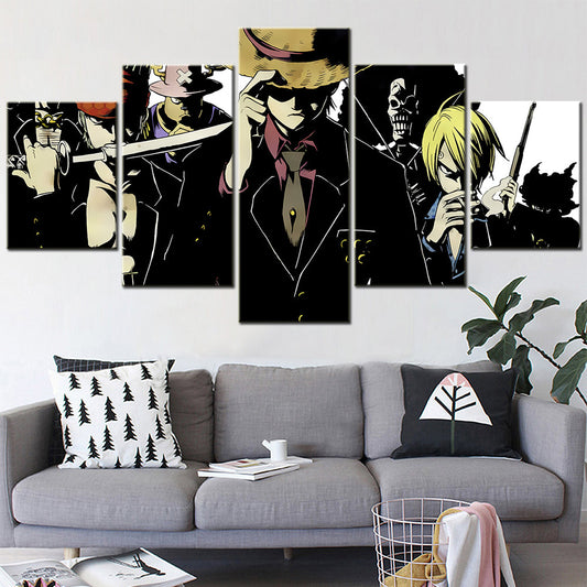 One Piece Monster Trio Canvas Wall Art - OP5124 - Monkey D. Luffy - Roronoa Zoro - Sanji