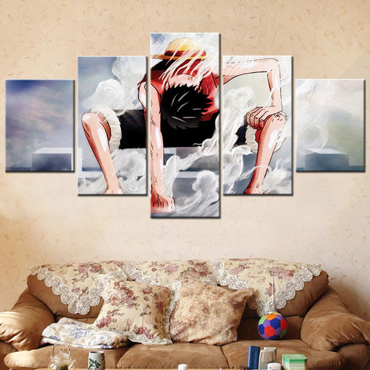 One Piece Canvas Wall Art - OP5144 - Gear Fourth Luffy Unleashed