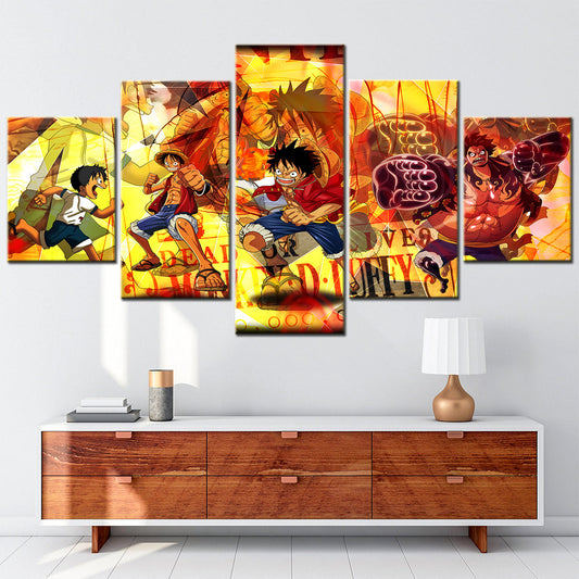 One Piece Canvas Wall Art - OP5145 - Gear Fourth Luffy Unleashed