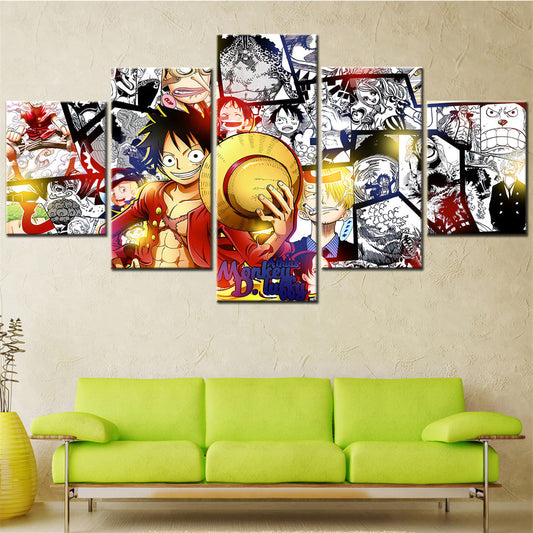 One Piece Canvas Wall Art - OP5151 - Monkey D. Luffy