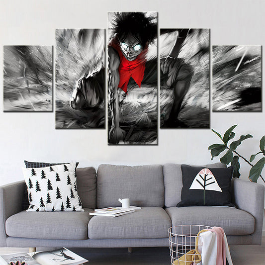 One Piece Canvas Wall Art - OP5152 - Gear Fourth Luffy Unleashed