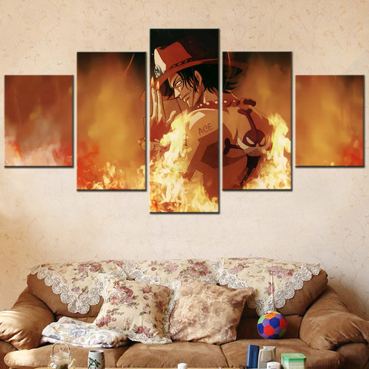 One Piece Canvas Wall Art - OP5159 - Fire Fist Ace