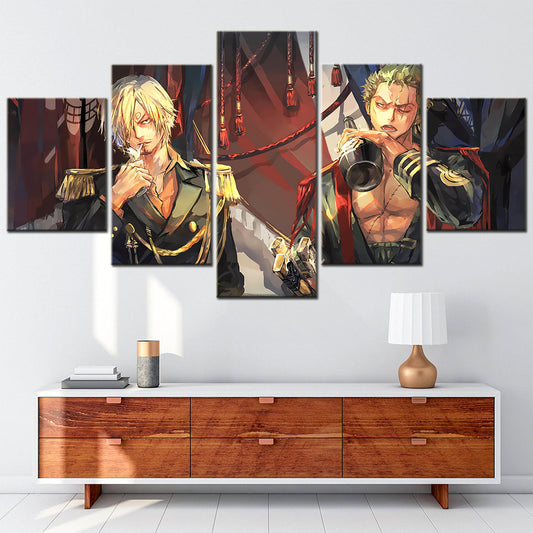 One Piece Canvas Wall Art - OP5165 - Roronoa Zoro Three Sword Style - Sanji