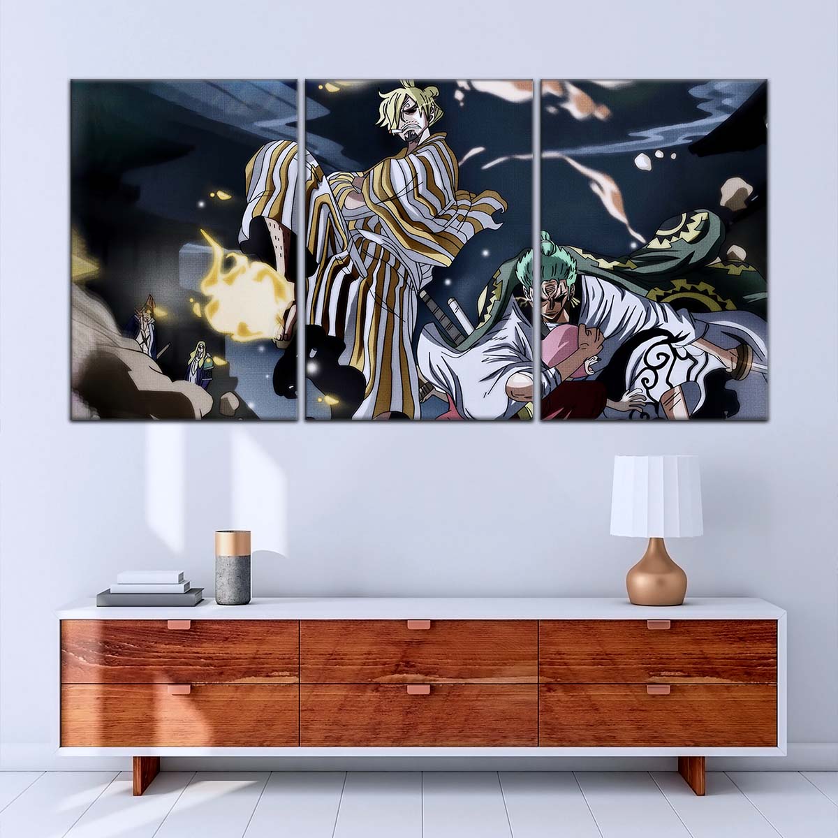 One Piece Wall Art - OP5028 - Toko - Sanji - Roronoa Zoro - One Piece Poster - One Piece Canvas