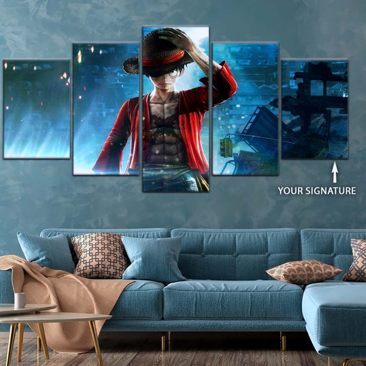 One Piece Wall Art - OP5043 - Monkey D. Luffy - One Piece Poster - One Piece Canvas