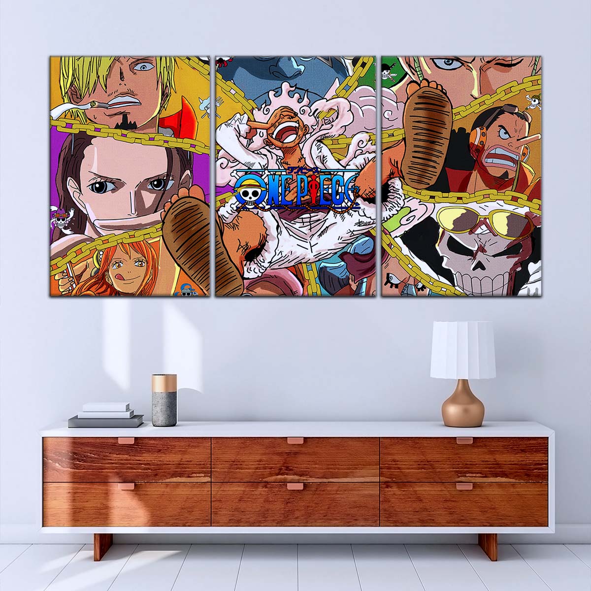 One Piece Wall Art - OP5061 - Monkey D. Luffy Gear 5 - Roronoa Zoro - Sanji - One Piece Poster - One Piece Canvas