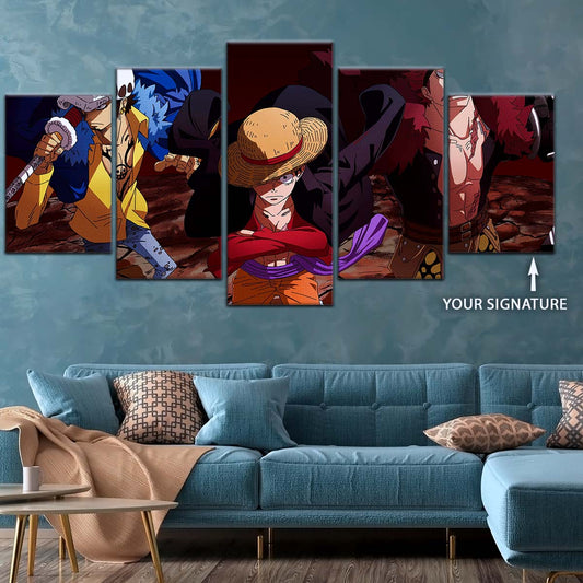 One Piece Wall Art - OP5066 - Monkey D. Luffy - Trafalgar Law - Eustass Kid - One Piece Poster - One Piece Canvas