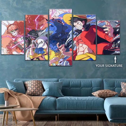 One Piece Wall Art - OP5068 - Monkey D. Luffy - Trafalgar Law - Eustass Kid - One Piece Poster - One Piece Canvas