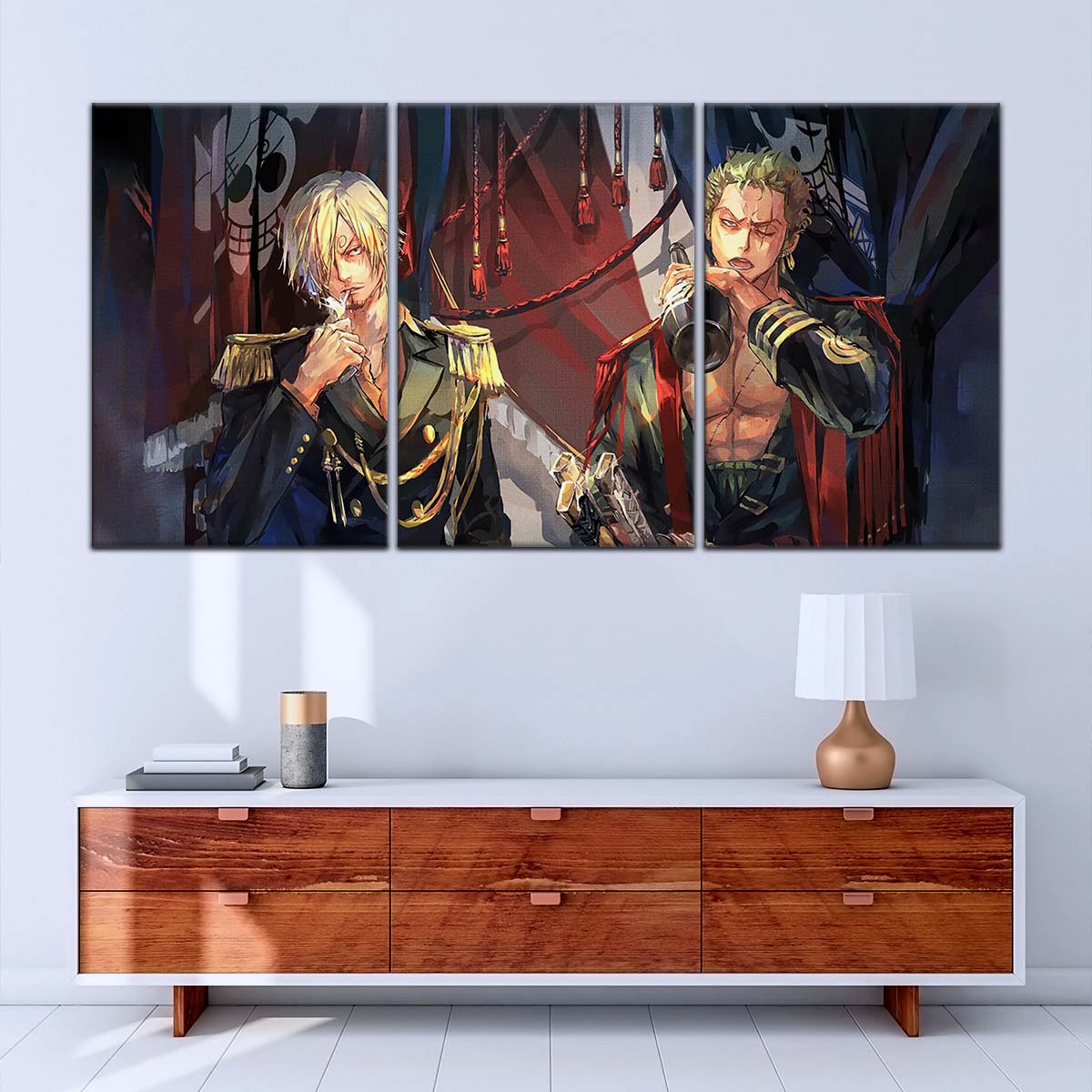 One Piece Wall Art - OP5078 - Roronoa Zoro - Sanji - One Piece Poster - One Piece Canvas