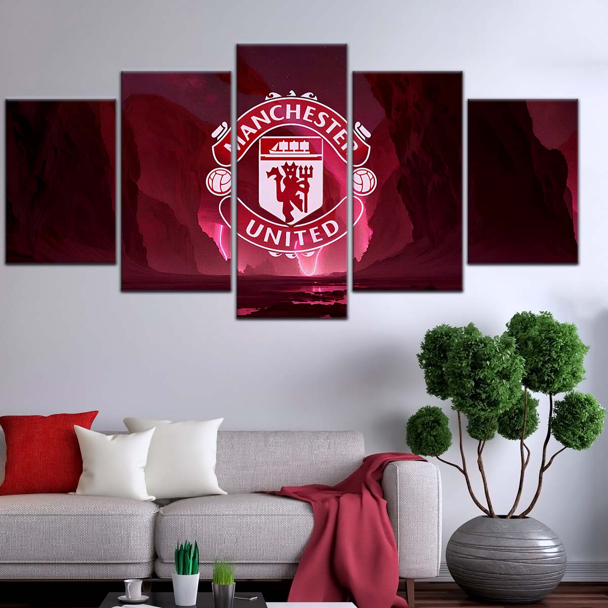 Soccer Wall Art - FB5040 - Manchester United - Soccer Poster - Soccer Canvas
